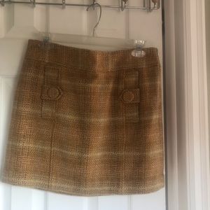 NWT Banana Republic Yellow Mini Skirt